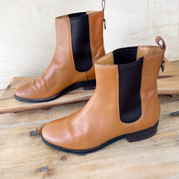 cole haan nike air boots brown